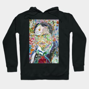 CHARLES BAUDELAIRE acrylic portrait Hoodie